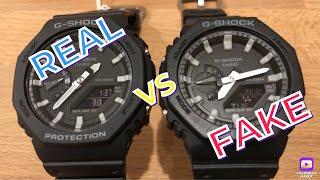 Fake vs Real Casio G-SHOCK GA 2100 “CasiOak” unboxing