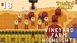 Stardew Valley Stream Highlights: Stardew Valley Vineyard Farm [P18] #stardewvalley