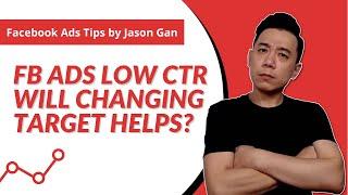 Facebook Ads Low CTR - Change Target Audience help? (FB Ads Metrics Tutorial)