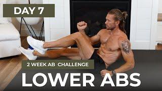 Day 7: 5 Min TIGHT LOWER ABS Workout // Sculpted: 2 Week Ab Challenge