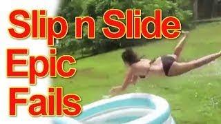 Best Slip and Slide Fails Compilation