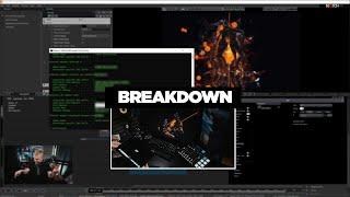 Breakdown: Sprite | iOS Gyroscope data control In Notch, Particle shading