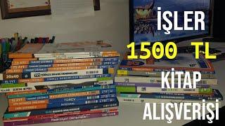 1500 TL İŞLER KİTAP / DENEME ALIŞVERİŞİ #yks2023