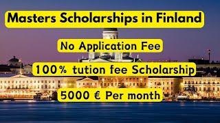 Finland Scholarship for Masters, International Students 2024