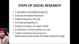 BA 3RD YEAR BY SAPNA,TOPIC  STEPS OF SOCIAL RESEARCH