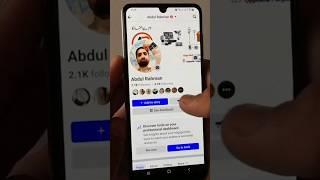 How to Turn off Professional Mode on Facebook #professional #facebook #shortsviral