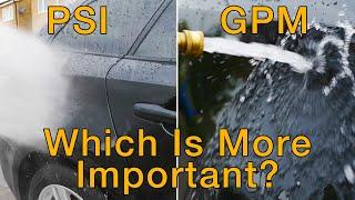 GPM or PSI - What's The Difference In A Pressure Washer?