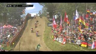 Prado and Herlings push hard in lap 1 MXGP Race 1 | MXGP of Czech Republic 2024