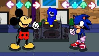 FNF Chasing But - Suicede Mickey Mouse VS Faker Sonic Sings it (Unknown Suffering)