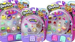 Shopkins Season 5 two 12 Packs and 5 Pack Unboxing Review with Special Edition Glow in the Dark Tech