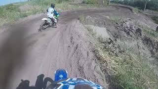 Dirt Bike Battle VS My Dad!!!