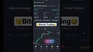 $7 investment $80 profit!! Live Bitcoin Trading With 125X Leverage #crypto  #trading #bitcoin