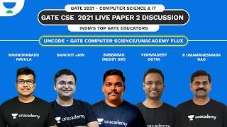 GATE  CSE 2021 Live Paper 2 Discussion | By India's Top GATE Educators