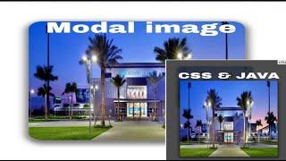 How To Create Responsive Popup Image||Modal Image||use Java and css