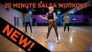 New Easy to Follow 20 Minute Salsa Dance Workout
