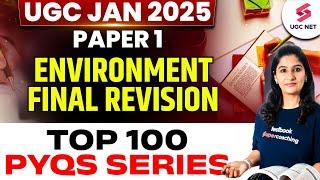 UGC NET Paper 1 Environment PYQs UGC NET 2024 | UGC NET Paper 1 Final Revision By Tulika Ma'am