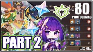 Espinas y corona PARTE 2 Cuenta F2P 「  GENSHIN IMPACT EVENTO 」• Día 2 SHOGUN de prueba 80 PROTOGEMAS