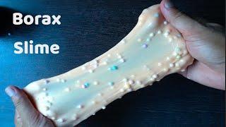 How to make slime with borax at home| Slime with clear glue and borax activator