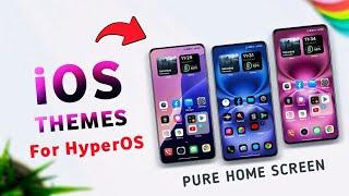  Perfect iOS 18 Theme For Xiaomi HyperOS | iOS Theme | New iOS theme for redmi phone