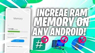 How To Increase RAM of Any Android Device 2023 | For Both Not Rooted & Rooted Devices