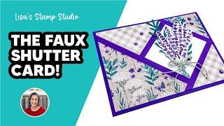 Create 3 Faux Shutter/Fractured Card Layouts for Easy Cards