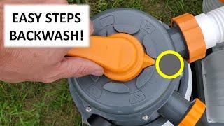 Bestway Filter Pump Settings - Backwash Procedure - Explained!