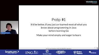 [VDBUH22] Piotr Przybyl - Go Go Java Developer