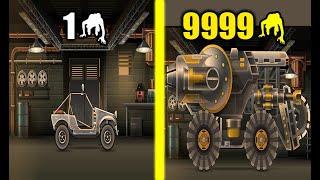 MAX LEVEL ARMORED CAR EVOLUTION! All Cars Unlocked & Max Level Zombie Car in Earn To Die 2!