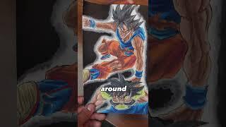 drawing someone, ️Goku and Bardock️ --AlexMz #drawing #art