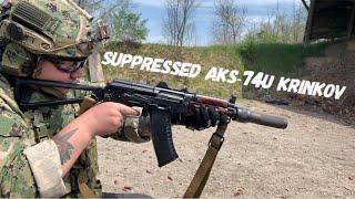 Russian AKS-74U Krinkov + Dead Air Wolverine PBS-1 Suppressor