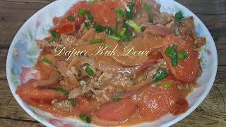 RESEP FAVORIT || DAGING SAPI MASAK TOMAT ALA HONGKONG @DapurKakDewi