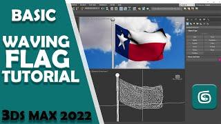 3ds Max Tutorial: Flag Waving Simulation for Beginners