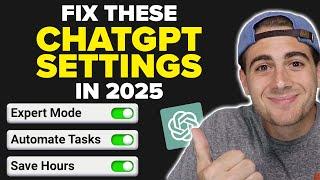 7 ChatGPT Settings You NEED To TURN ON in 2025 (get better responses)