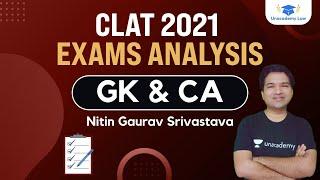 GK & CA ANALYSIS - CLAT 2021 l Unacademy Law l Nitin Gaurav Srivastava