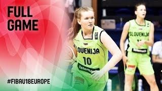 Slovenia v Serbia - Full Game - CL 9-12 - FIBA U18 Women's European Championship 2016