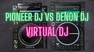 Pioneer DJ CDJ-3000 vs Denon DJ SC6000M on Virtual DJ..again