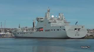 WARSHIPS AT DEVONPORT NAVAL BASE - THE LARGEST NAVAL BASE IN WESTERN EUROPE!