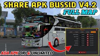 SHARE | APK BUSSID V4.2 FULL MAP APK ORI & UNLIMITED || TERBARU