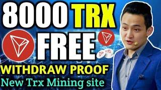 TRX MINING NEW WEBSITE TODAY NEW TRX EARNING SITE NEW SITE TODAY TRX WEBSITE TRX MINING