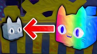 FIRST ONE TO FINISH RAINBOW HUGE CAT TO CAT! | PET SIMULATOR X