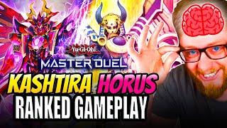 Smal Brain Deck Kashtira Horus Ranked Gameplay in Yu-Gi-Oh! Master Duel Combos