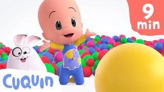 Learn colours with Cuquín's coloured balls  Educational videos for kids