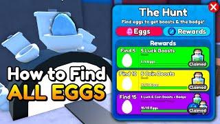 How to Find ALL EGGS!! (The Hunt / Toilet Tower Defense)