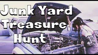 Junkyard TreasureHunt - A Woman And Machine Class taught by Faye Hadley of Pistons & PixieDust