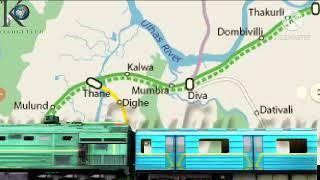 Mumbai Railway Network Map