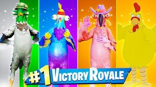 The *RANDOM* CHICKEN Skin Challenge In Fortnite!