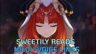 Sweetily Reads | Nilou Voice Lines