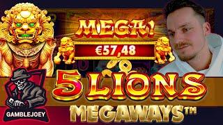 5 Lions Megaways | Frohes Neues an meine Community | Freegames High Stakes  | Casino Highlights