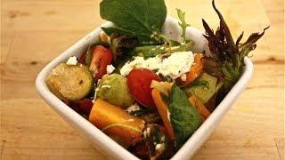 Roasted Vegetable Salad w/ Maple Mustard Vinaigrette