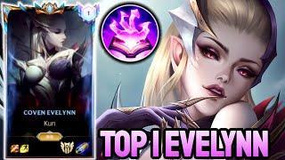 WILD RIFT EVELYNN - TOP 1 EVELYNN GAMEPLAY - CHALLENGER RANKED